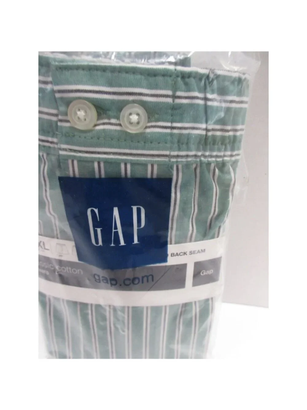 VTG Gap Underwear XXL Boxer Shorts Striped Classic Y2K Deadstock NEW